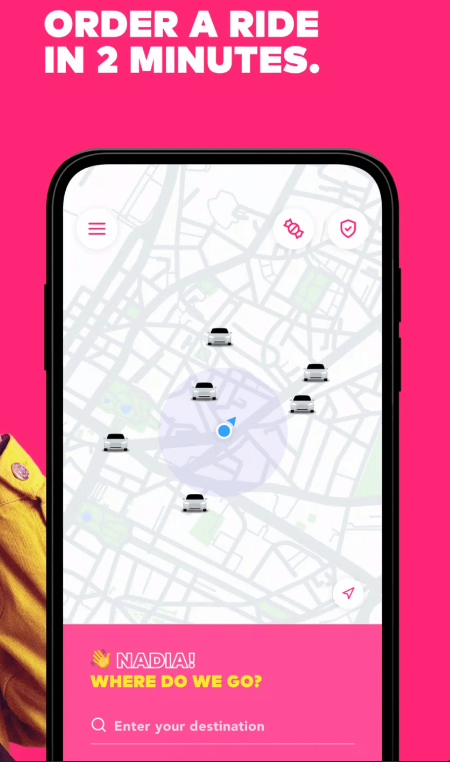 Ride Hailing mobile application developed by Guillaume Agis